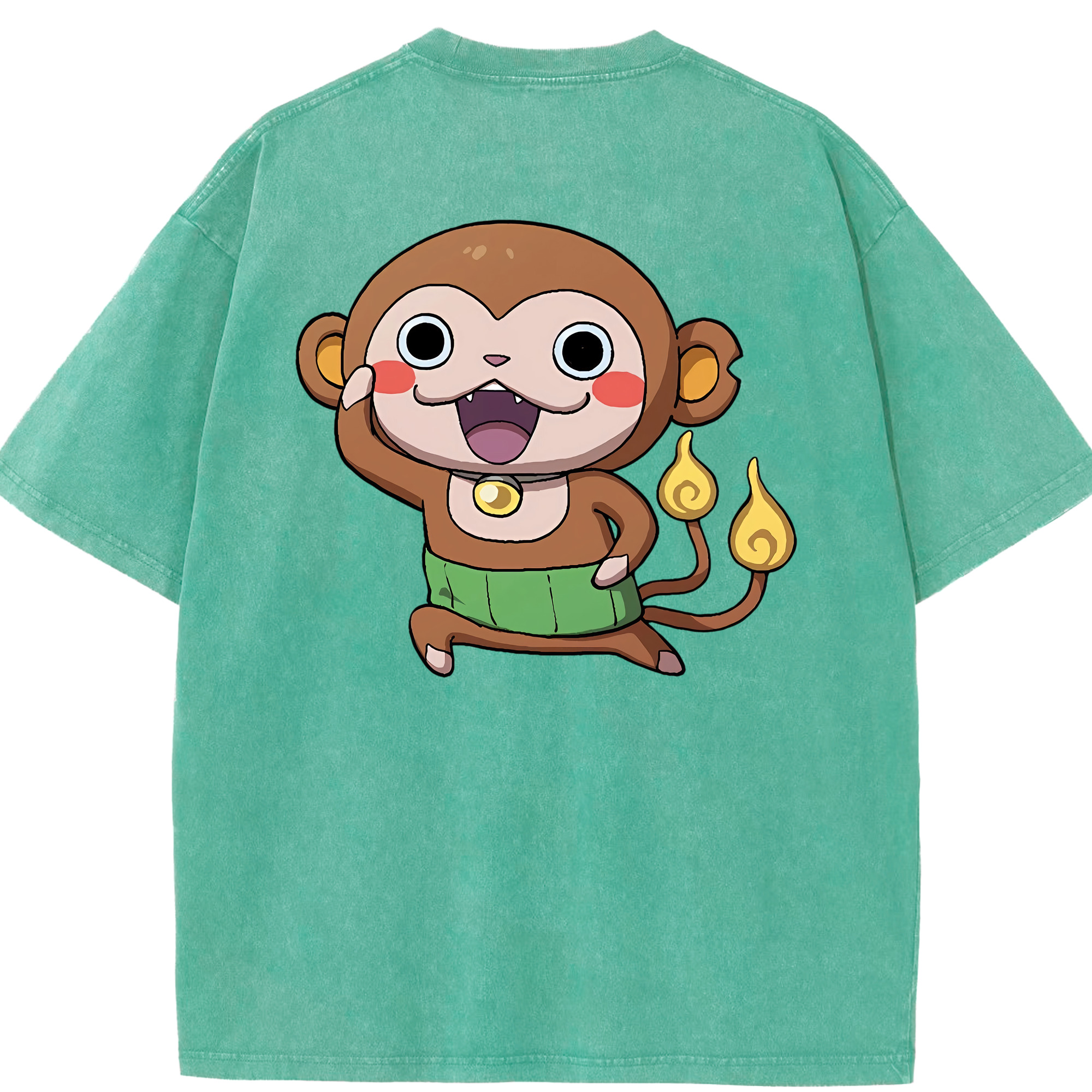 （画像用） 妖怪ウォッチ Yo-kai Watch 綿100% ヴィンテージ風 半袖Tシャツ（背面プリント）